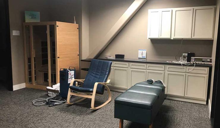 Well Being Neuropathy Relief Center's treatment room